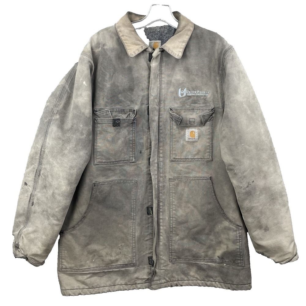 Vintage Carhartt C03 Jacket Mens Large Outdoor Blanket Lined Barn Chore Workwear